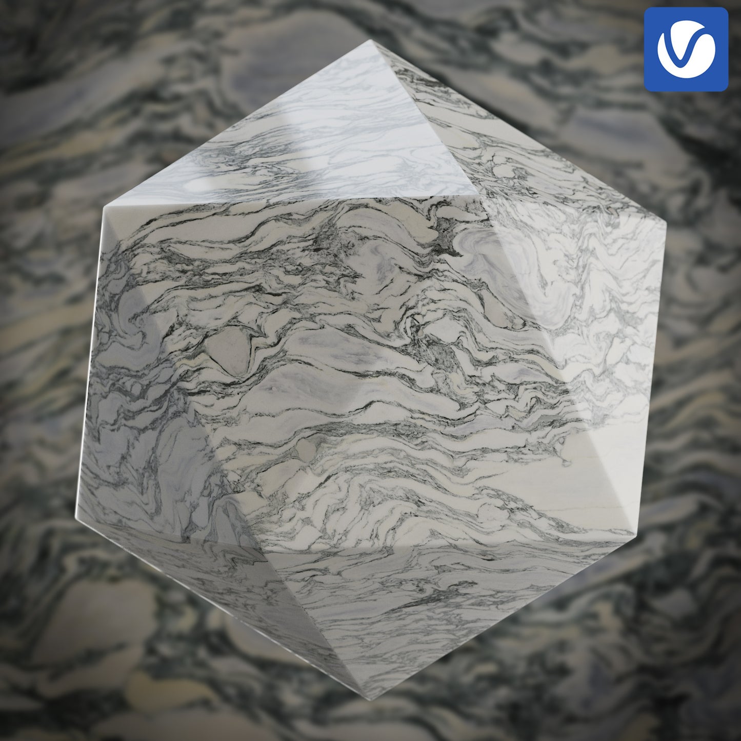Arabescato Cipollino ready-to-use Vray