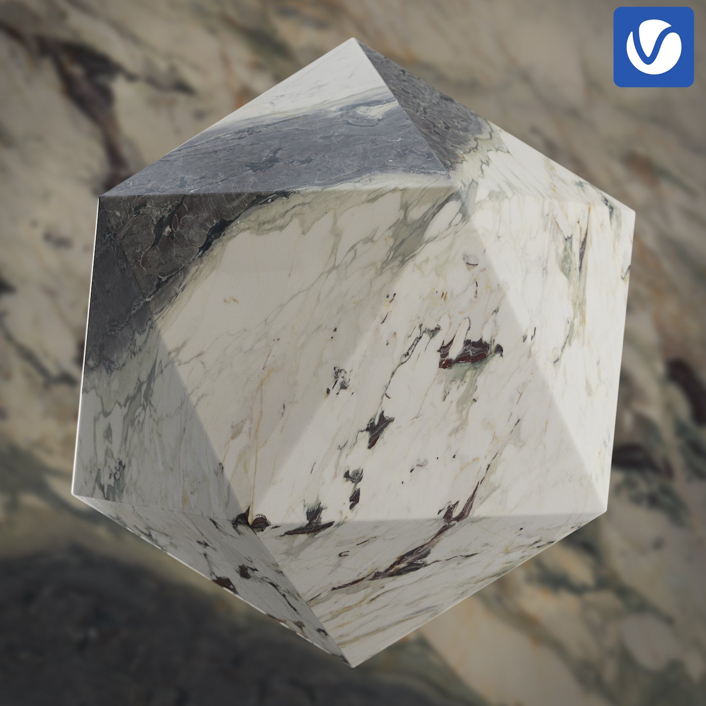 Calacatta Breccia Capria Op1 ready-to-use Vray