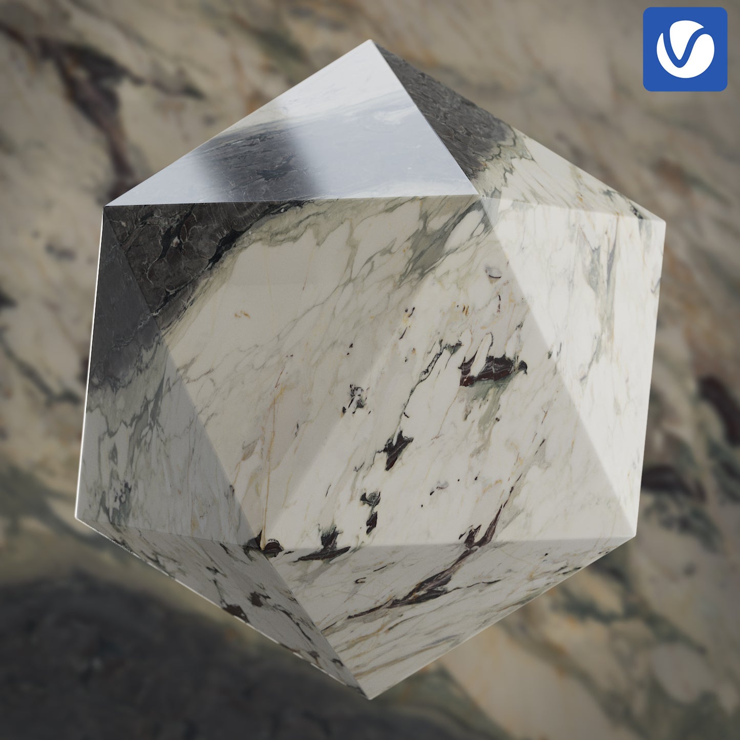 Calacatta Breccia Capria Op1 ready-to-use Vray