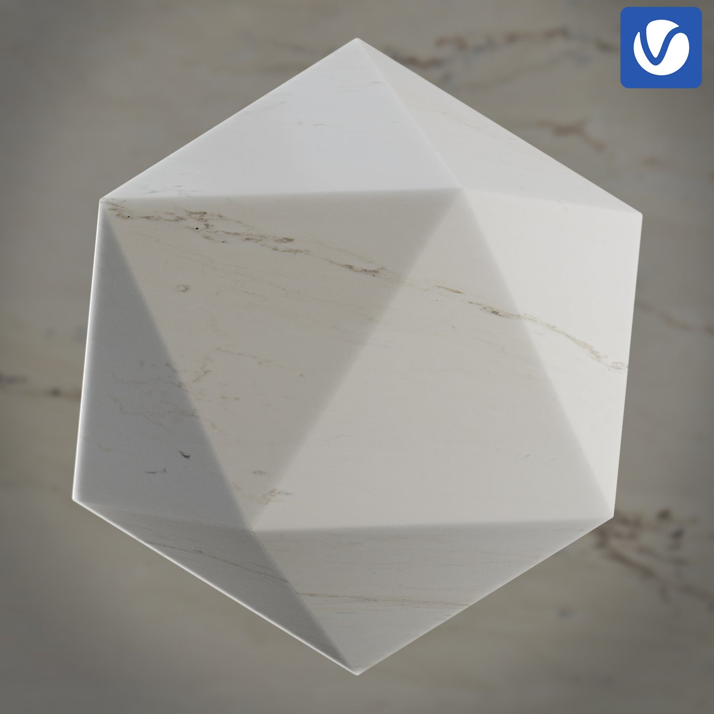 Calacatta Crema ready-to-use Vray