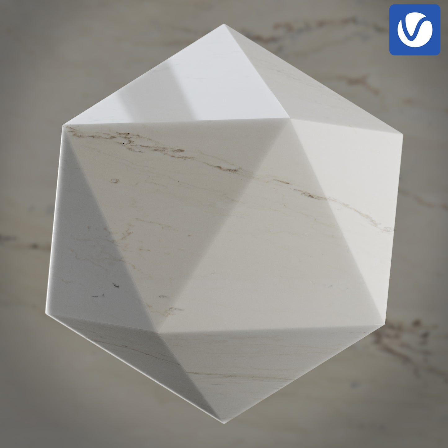 Calacatta Crema ready-to-use Vray