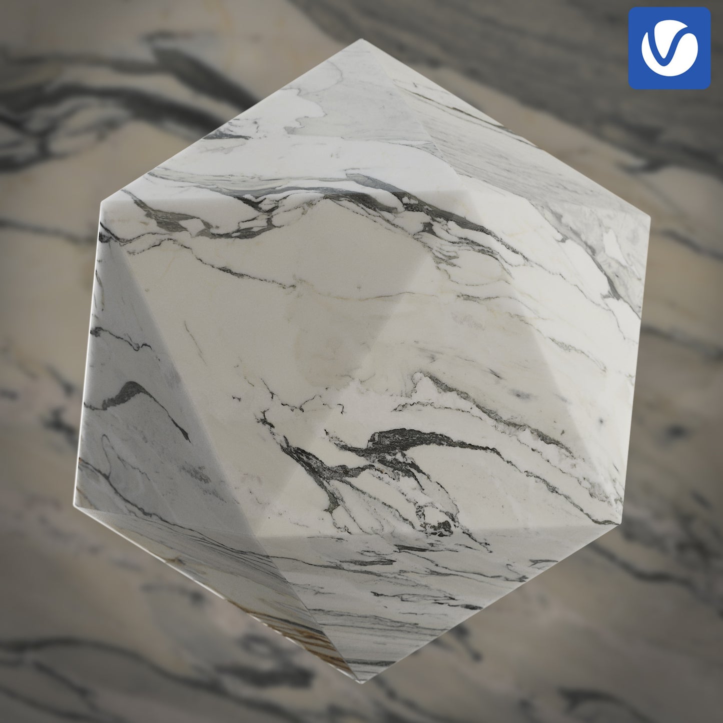 Calacatta Picasso ready-to-use Vray