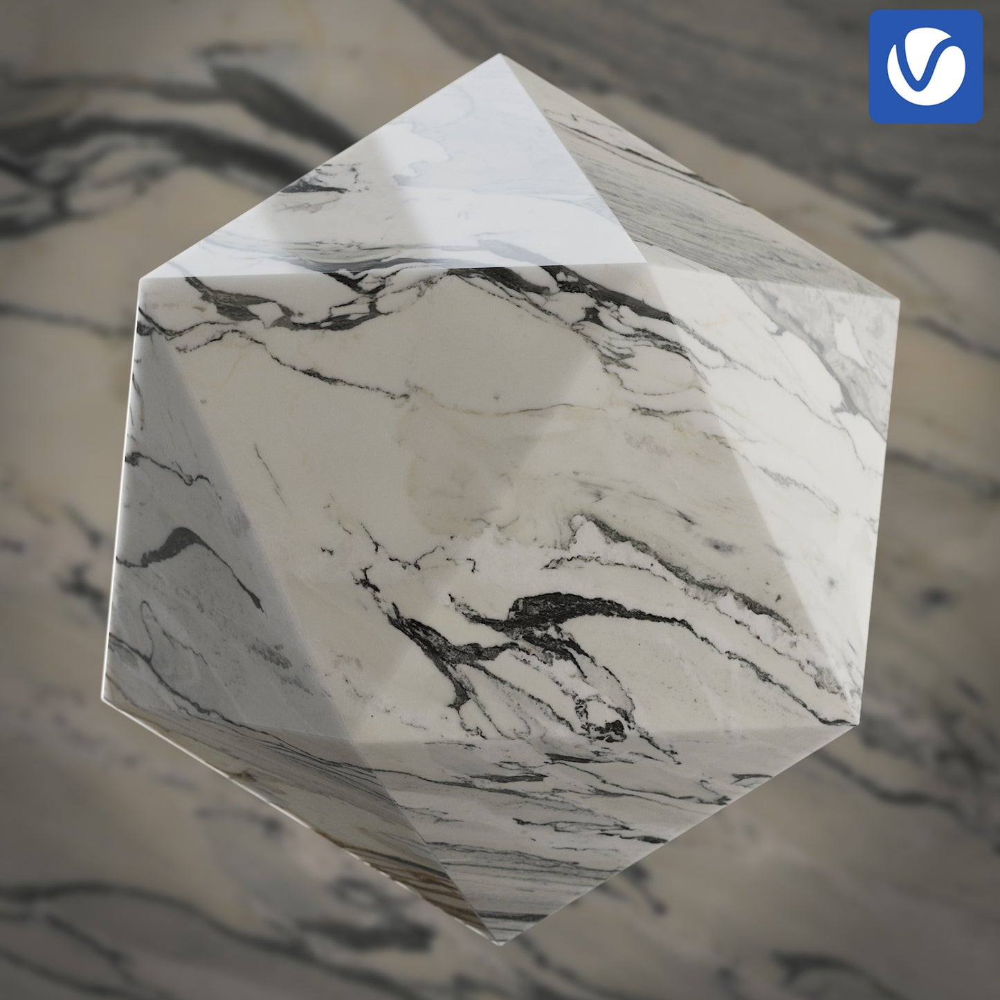 Calacatta Picasso ready-to-use Vray