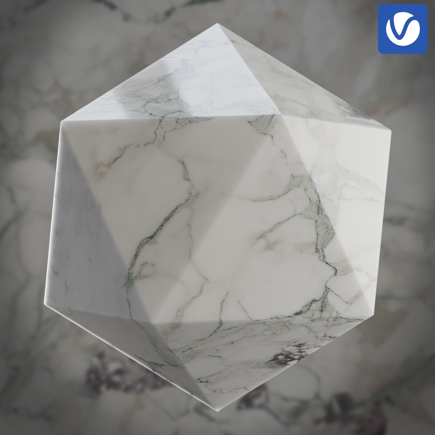 Calacatta Verde Op1 ready-to-use Vray