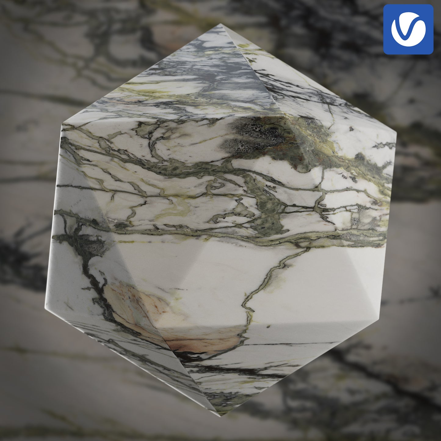 Calacatta Verde Op2 ready-to-use Vray