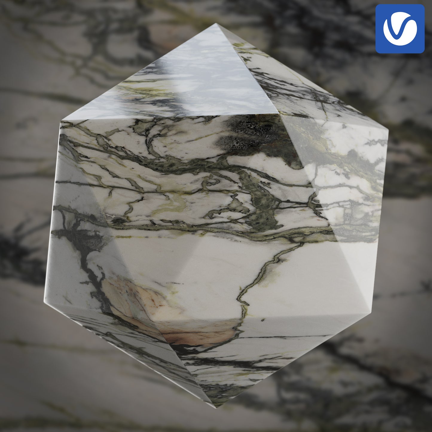 Calacatta Verde Op2 ready-to-use Vray