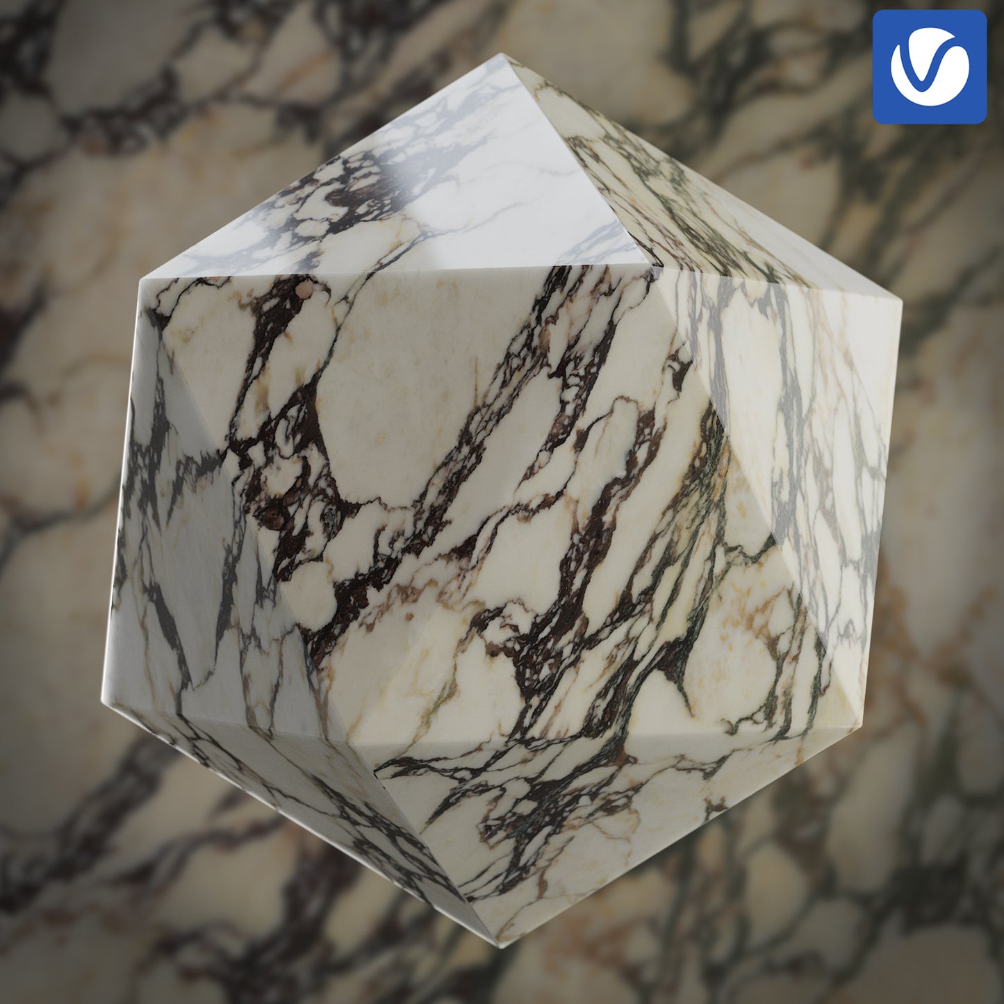 Calacatta Viola Op3 ready-to-use Vray